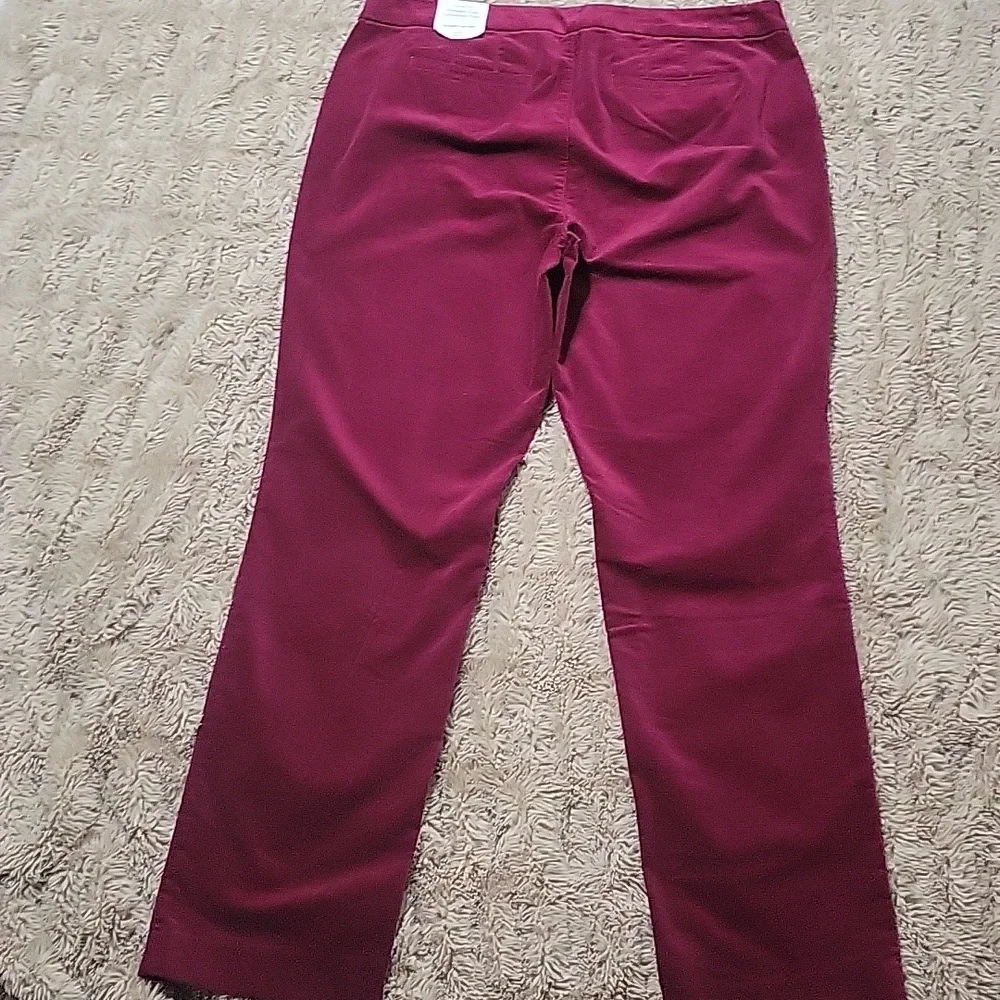 Talbots Straight Leg Velveteen Pants 12P - Picture 4 of 6